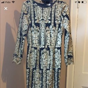 Embroidered long dress